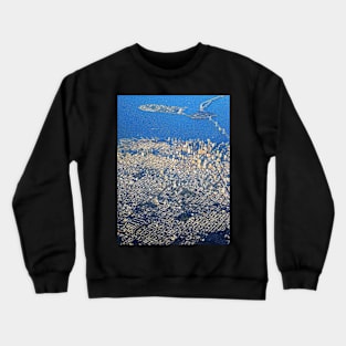 San Francisco from the Air Crewneck Sweatshirt